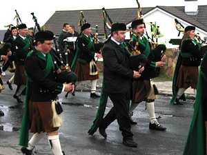 St. Patrick's Day 2005 Dooagh Pipe Band