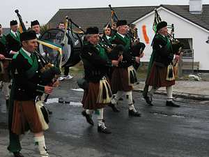 St. Patrick's Day 2005 Dooagh Pipe Band