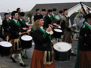 St. Patrick's Day 2005 Dooagh Pipe Band