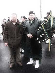 St. Patrick's Day 2007 Dooagh Pipe Band
