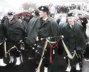 St. Patrick's Day 2007 Dooagh Pipe Band