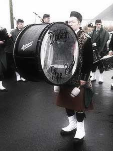 St. Patrick's Day 2007 Dooagh Pipe Band