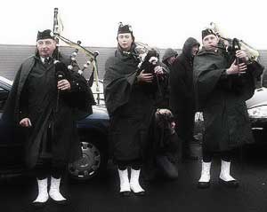St. Patrick's Day 2007 Dooagh Pipe Band