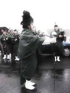 St. Patrick's Day 2007 Dooagh Pipe Band