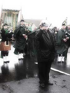 St. Patrick's Day 2007 Dooagh Pipe Band