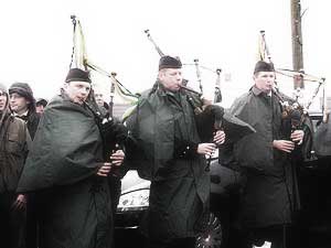 St. Patrick's Day 2007 Dooagh Pipe Band