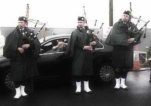 St. Patrick's Day 2007 Dooagh Pipe Band