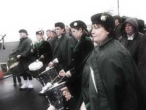 St. Patrick's Day 2007 Dooagh Pipe Band
