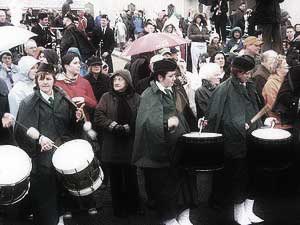 St. Patrick's Day 2007 Dooagh Pipe Band