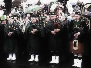 St. Patrick's Day 2007 Dooagh Pipe Band