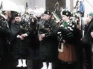 St. Patrick's Day 2007 Dooagh Pipe Band