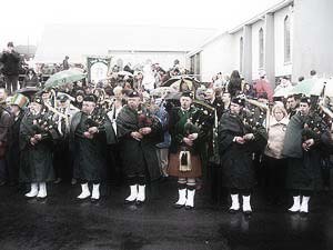 St. Patrick's Day 2007 Dooagh Pipe Band