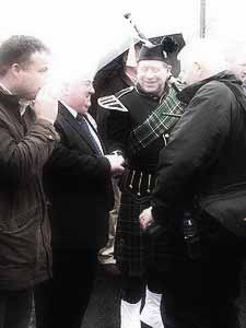 St. Patrick's Day 2007 Dooagh Pipe Band