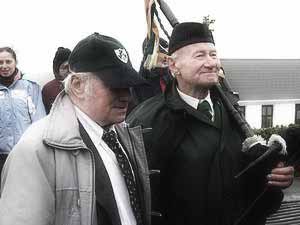 St. Patrick's Day 2007 Dooagh Pipe Band