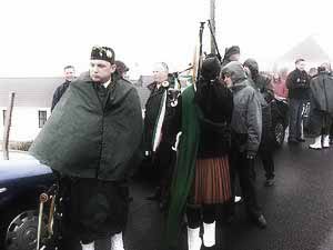 St. Patrick's Day 2007 Dooagh Pipe Band
