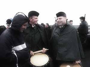 St. Patrick's Day 2007 Dooagh Pipe Band