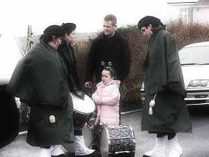 St. Patrick's Day 2007 Dooagh Pipe Band