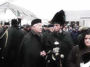 St. Patrick's Day 2007 Dooagh Pipe Band