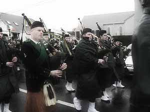 St. Patrick's Day 2007 Dooagh Pipe Band