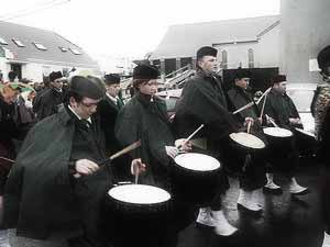St. Patrick's Day 2007 Dooagh Pipe Band