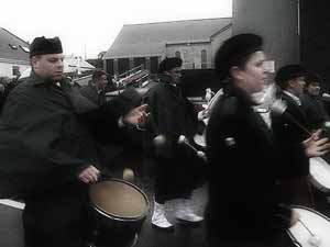 St. Patrick's Day 2007 Dooagh Pipe Band