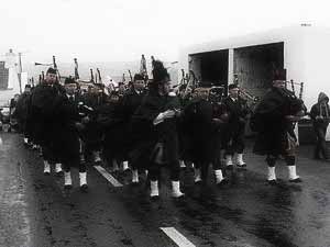 St. Patrick's Day 2007 Dooagh Pipe Band