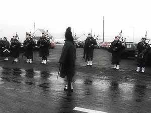 St. Patrick's Day 2007 Dooagh Pipe Band