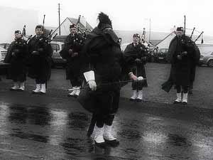 St. Patrick's Day 2007 Dooagh Pipe Band