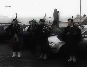 St. Patrick's Day 2007 Dooagh Pipe Band