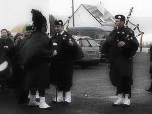 St. Patrick's Day 2007 Dooagh Pipe Band