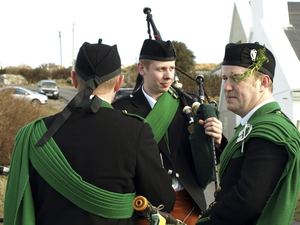 St. Patrick's Day 2008 Dooagh Pipe Band