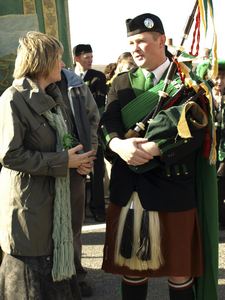 St. Patrick's Day 2008 Dooagh Pipe Band