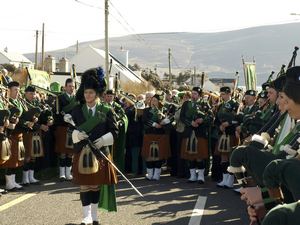 St. Patrick's Day 2008 Dooagh Pipe Band