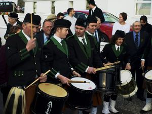 St. Patrick's Day 2008 Dooagh Pipe Band