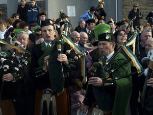 St. Patrick's Day 2008 Dooagh Pipe Band