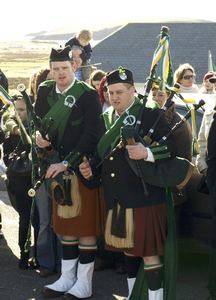 St. Patrick's Day 2008 Dooagh Pipe Band
