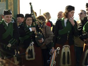 St. Patrick's Day 2008 Dooagh Pipe Band