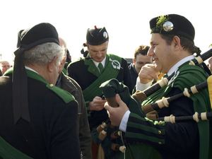 St. Patrick's Day 2008 Dooagh Pipe Band