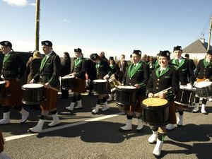 St. Patrick's Day 2008 Dooagh Pipe Band