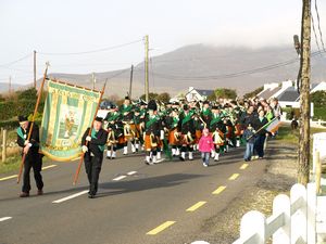 St. Patrick's Day 2009 Dooagh Pipe Band