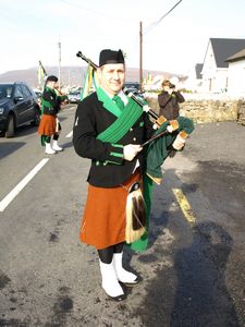 St. Patrick's Day 2009 Dooagh Pipe Band