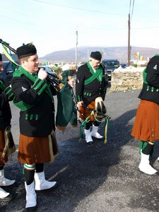St. Patrick's Day 2009 Dooagh Pipe Band