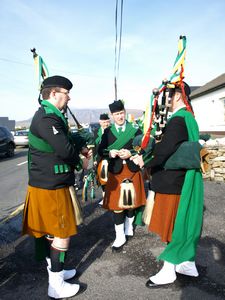 St. Patrick's Day 2009 Dooagh Pipe Band