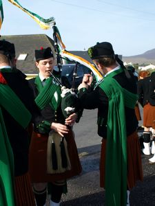 St. Patrick's Day 2009 Dooagh Pipe Band