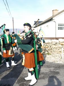 St. Patrick's Day 2009 Dooagh Pipe Band