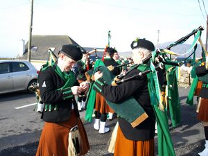 St. Patrick's Day 2009 Dooagh Pipe Band