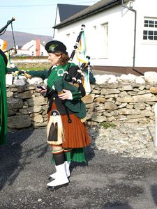 St. Patrick's Day 2009 Dooagh Pipe Band