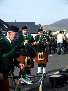St. Patrick's Day 2009 Dooagh Pipe Band