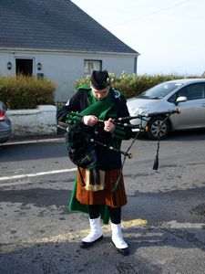 St. Patrick's Day 2009 Dooagh Pipe Band