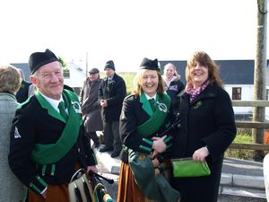 St. Patrick's Day 2009 Dooagh Pipe Band